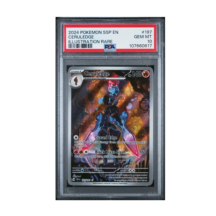 Pokémon PSA 10 Ceruledge Surging Sparks (197/191)